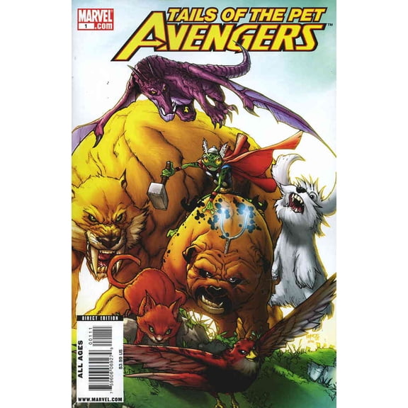 Tails of the Pet Avengers #1 VF ; Marvel Comic Book