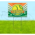 thumbnail image 1 of Tennis Tournament (18" x 24") Yard Sign, Includes Metal Step Stake, 1 of 6