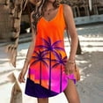 thumbnail image 3 of Pisexur Robe d'Été pour Femme Vintage à Fleurs, Robe de Plage Graphique Hawaïenne, Décontractée, Ample, Sans Manches, Style Débardeur, avec Poche, 3 of 6