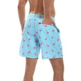 thumbnail image 4 of LRD Men's Swim Trunks with Compression Liner 7 Inch Inseam Party Like a Flock Star / Tribal XL, 4 of 5