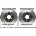 thumbnail image 2 of Detroit Axle - Front & Rear Disc Brake Rotors for INFINITI G37 Q60, 2009-2020 Nissan 370Z Z, 2 of 7