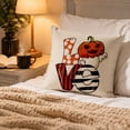 thumbnail image 6 of Pandiboks Decorative Pillow Covers 18x18in Halloween Couch Pillow Covers Multicolor Square Linen Fall for Family Room、Patio, 6 of 6