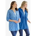 thumbnail image 4 of Woman Within Plus Size 7-Day Layered-Look Tunic, 4 of 6