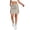 Khaki #005, variant on Womens Cargo Skort Skirt Drawstring Stretchy Summer Skirts with 4 Pockets Golf Travel Hiking Skorts S
