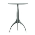 thumbnail image 5 of Twin Star Home 17.75 inches Diameter Round Modern Drink End Table, Dovetail Gray, 5 of 6