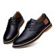 thumbnail image 4 of Zapatos de vestir Oxfords de cuero genuino para hombre, mocasines italianos con cordones, mocasines de marca de lujo, mocasines de talla grande 38-48, 4 of 5
