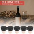 thumbnail image 4 of 24pcs T-shaped Stopper Reusable Wine Cork Bottle Stopper Sealing Plug Bottle Cap for Wine Beer Bottles (Black), 4 of 5