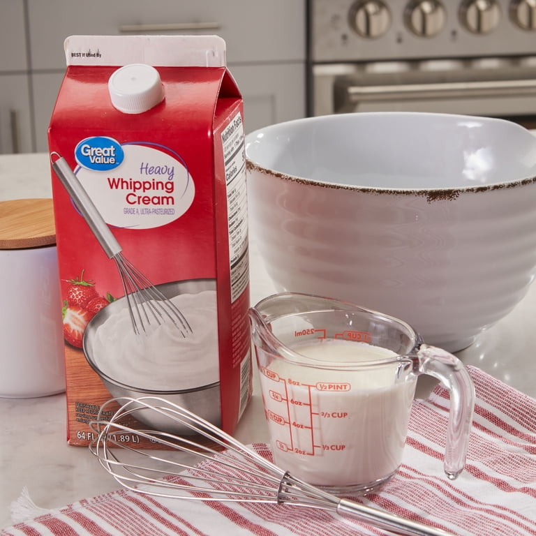 Great Value Heavy Whipping Cream 64 fl oz Ultra-pasteurized Kosher