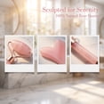 thumbnail image 4 of Natural Rose Quartz Facial Roller and Heart-Shaped Gua Sha Set, Dual-Sided Quartz Face Roller for Skin Revitalization, Cooling Stone Massager for Vanity Decor and Daily Self-Care Ritual, 4 of 10