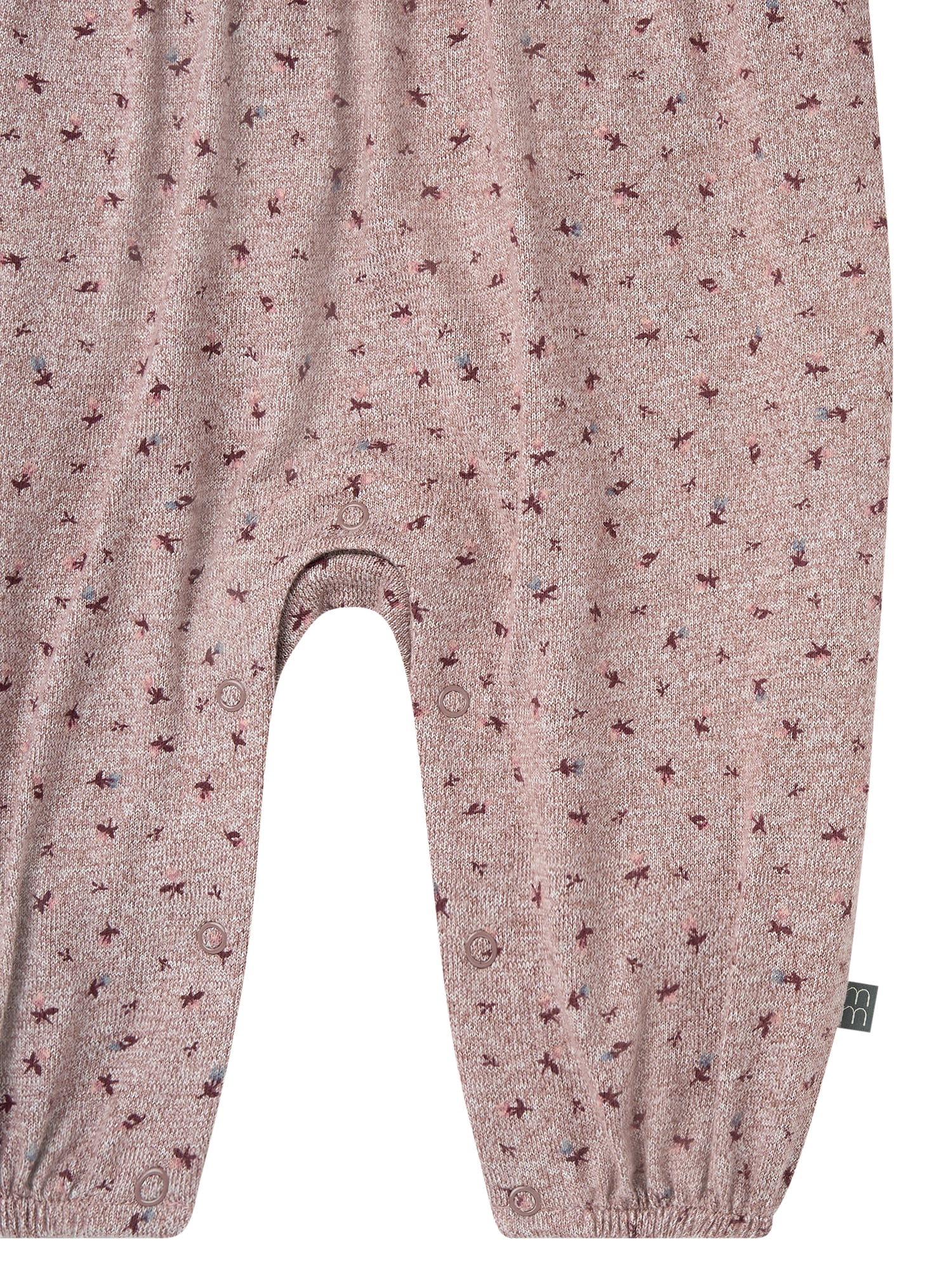 Modern Moments by Gerber Baby Girl Long Leg Romper with Ruffle Detail, Sizes 0/3 Months - 24 Months