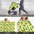 thumbnail image 7 of Yiaed Fresh Corn Print Baby Car Seat Canopy Carrier Cover, Breathable Nursing Cover for Breastfeeding,Multi-Use Infant Carseat Stroller Cover, 7 of 7