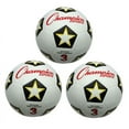 thumbnail image 2 of Champion Sports Soccer Ball, Size 3, Red and White, 2 of 2