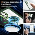 thumbnail image 3 of Allytech Crystal Clear Case for Samsung Galaxy S23 Ultra with 360° Rotatable Ring Holder Kickstand, [Compatible with MagSafe] Soft Bumper + Hard PC Hybrid Protective [Non-Yellowing] Case, Green, 3 of 7