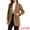Khaki, variant on DARING DIVA Women's Business Button Down Notch Collar Dressy Blazer Jacket XS Black