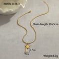 thumbnail image 2 of NICKSUN 18K Gold & Silver Plated Stainless Steel Pendant Necklace, Tropical Palm Tree Mermaid Tail Mushroom Charm Clavicle Necklace, Minimalist Summer Beach Vacation Jewelry for Women, 2 of 5