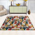 thumbnail image 5 of Ryvnso Doodle Parrot-9 Area Rug Floor Mats Non-Slip Home Carpet 63 x 48 inch, 5 of 7