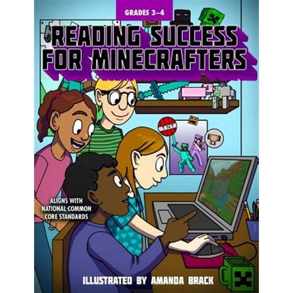 Pre-Owned Reading Success for Minecrafters: Grades 3-4 (Reading for Minecrafters) Paperback