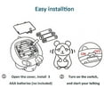 thumbnail image 5 of Talking Hamster Repeats What You Say Plush Interactive Toys Electronic Hamster Mouse Birthday Gift for Kids（Grey）, 5 of 7