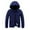Dark Blue, variant on Puffer Down Jacket Mens Mid-weight Quilted Full Zip Up Hoodie Winter Coat Long Sleeve Windproof Outerwear (L, Dark Blue)