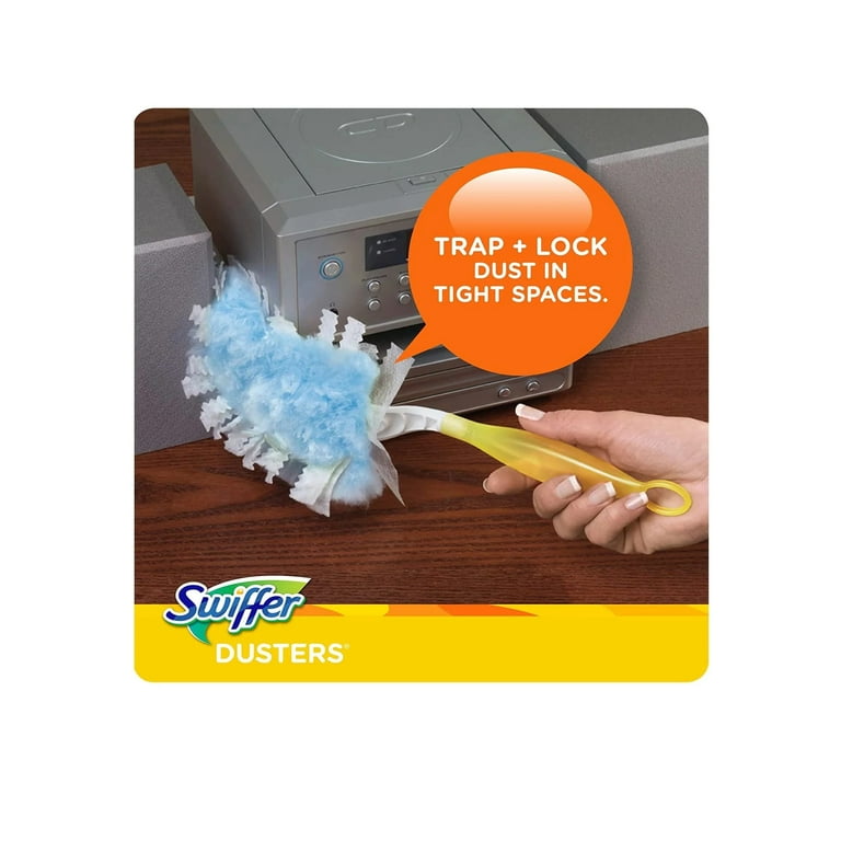 Swiffer Duster Kit With Handle And Refill Duster, 1 Unit, Multicolored
