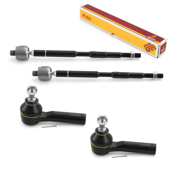 Metrix Premium Chassis Parts - 4 PC Inner & Outer Tie Rod End Kit Fits 2011-2017 Honda Odyssey, Replacement EV800909, ES800333