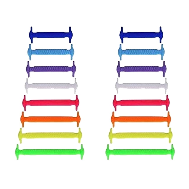 Lacets Élastiques en Silicone Sans Nœud pour Adultes Enfants Espadrilles Chaussures de Course Bottes Chaussures Décontractées
