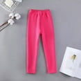 thumbnail image 7 of yocbz Girls Fleece Lined Leggings Winter Thermal Warm Clothes Running Thick Pants Cold Weather for Kids 18-24 Months,Size for Hot Pink, 7 of 7