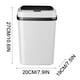 thumbnail image 5 of Bote de basura automático con sensor sin contacto de 13L con pedal, cubo de basura de baño de cocina que funciona con batería recargable, control de olores con tapa sellada, contenedor de basura de, 5 of 7