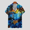 thumbnail image 5 of WAENQINLA Mens Hawaiian Shirts Big and Tall Tropical Print Beach Shirts Aloha Top Loose Fit Cuban Collared Short Sleeve Shirts Casual Button Down Shirts Mens Bowling Shirts, 5 of 5