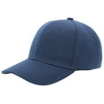 thumbnail image 2 of Navy Velcro closure unisex casual baseball cap, 2 of 7
