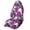 Floral Skull Print, variant on CHAQLIN Retro Hippie Flower Terry Cloth Car Seat Cover, Sweat Proof Non Slip Waterproof Seat Protector Fit for Sedans, Vans and Cars