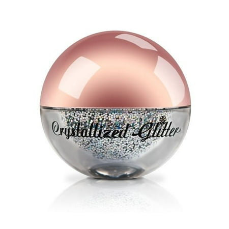 LA Splash Cosmetics Eyeshadow Loose Glitter - Crystallized Glitter (Platinum (The Best Glitter Eyeshadow)