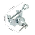 thumbnail image 3 of Miangastore Support de Parasol d'Extérieur Support de Parasol de Cour Support de Parasol de Jardin Pince Fixe, 3 of 8