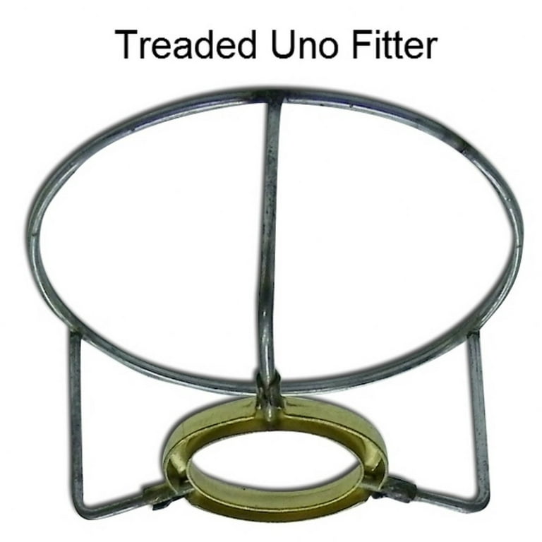Beige Linen 12 Inch European Drum Lampshade with Uno Fitter 6x12x8
