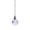 Purple, variant on Decorative Ceiling Fan Pull Chain Extension Clear Light Lamp Cord Extender Replacement Accessory