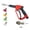 11.8mm, variant on High-Pressure Water Gun with Extended Replaceable Nozzle, Anti-Winding Home Garden Car Cleaning Tool, Includes 4 Quick-Connect Connectors for Versatile Use
