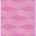 thumbnail image 1 of Ahgly Company Machine Washable Indoor Square Transitional Pastel Purple Pink Area Rugs, 7' Square, 1 of 7