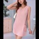 thumbnail image 2 of Vestidos de Verano Sin Mangas con Escote en V en Color Rosa XL, 2 of 7