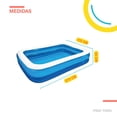 thumbnail image 2 of Piscina Alberca Familiar Rectangular Inflable 270x175x50 cm YEI 10291, 2 of 5