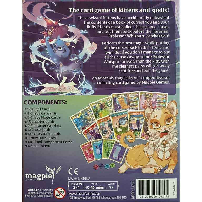  Magpie Games: Wizard Kittens Magical Monsters, Expansion,  Perfect for 2 to 5 Players : Toys & Games