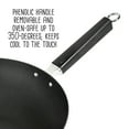 thumbnail image 4 of Joyce Chen Professional Series 12-Inch Carbon Steel Excalibur Nonstick Stir Fry Pan with Phenolic Handle, 4 of 7