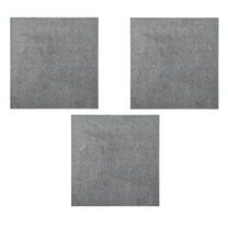 Furnish My Place Modern Plush Solid Grey Color Rug - Pets and Kids Friendly Rug, Indoor/Outdoor Mat, Area Rugs Great for Kids, Pets, Event, Living Room, Made in USA, 2' x 2' Square - Set of 3