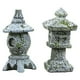 thumbnail image 2 of Estatua de linterna de pagoda DYNWAVEMX Bonsái Resina 2 Piezas, 2 of 8