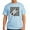 Light Blue, variant on CafePress - Happy Zebra Ash Grey T Shirt - Men's Classic Graphic T-Shirt