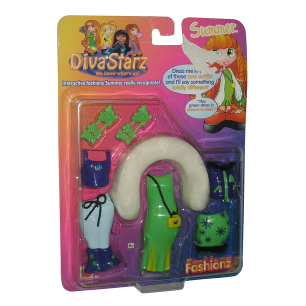 ledsager Twisted bevæge sig Diva Starz Summer Interactive Fashions Girls Mattel Clothing Toy Set -  (Series 1) - Walmart.com