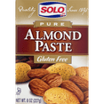 Solo GlutenFree Almond Paste, Baking Mix Box 8 oz