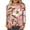 A17 Pink Long Sleeve Floral Tops, variant on Trikvn Abstract Graphic Print Tops for Women Long Sleeve Crewneck Casual Shirts Lightweight Loose Fit Pullover Blouses Comfortable Fashion Tees for Work Dailywear, S-5XL