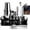 【Stainless Steel Ice Stone Version】600/700ML Boston 23-Piece Cocktail Shaker Set in Color Box/KK003, variant on CNV Cocktail Shaker Set with 23 Bar Tools, 750ml Stainless Steel Drink Mixer Kit with Elegant Wooden Stand and Recipe Book for Home Bartending, Silver Finish