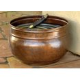 thumbnail image 2 of Liberty Garden Decorative Vintage Steel Rustic Garden Hose Storage Pot, 2 of 6