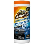 Armor All 78509 Air Freshening Protectant Wipes, Cool Mist Scent, 25 Pack